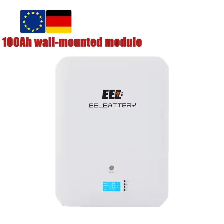 EEL 48V 100Ah CCS-Modul Wandmontagebox 8 S1P LiFePO4 100Ah - SmartHome-Energy