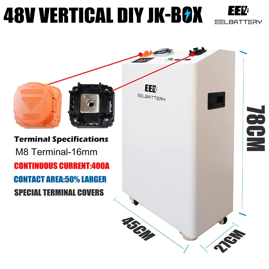 EEL 48V 16S vertikale Batteriebox-DIY-Kits - SmartHome-Energy