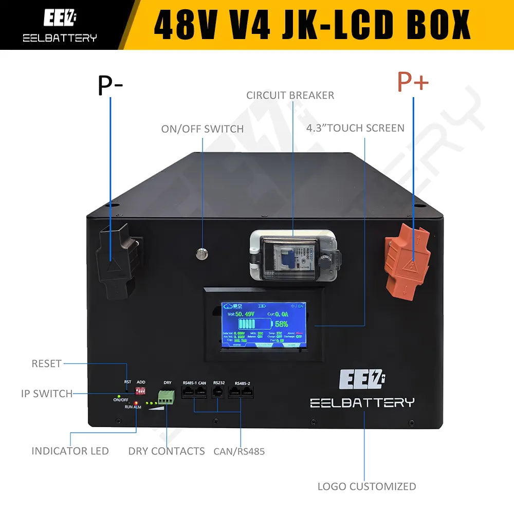 EEL JK V4/V5 200A BMS 51.2V 280AH Batteriebox - SmartHome-Energy