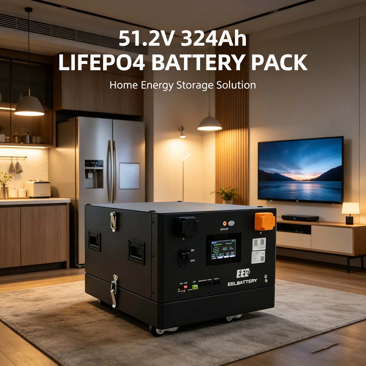 EEL 17 kWh Batteriespeicher 51,2V EVE 324Ah mit JK V19 BMS