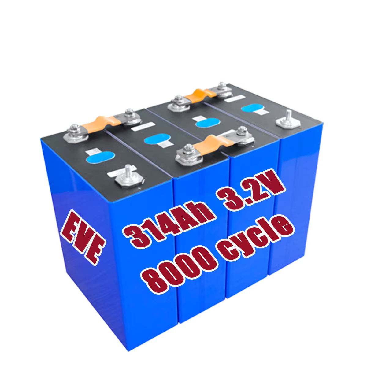 EVE 3,2V 314K 8000 Zyklen Lithium-Ionen-Batterien M6-Stift LiFePO4