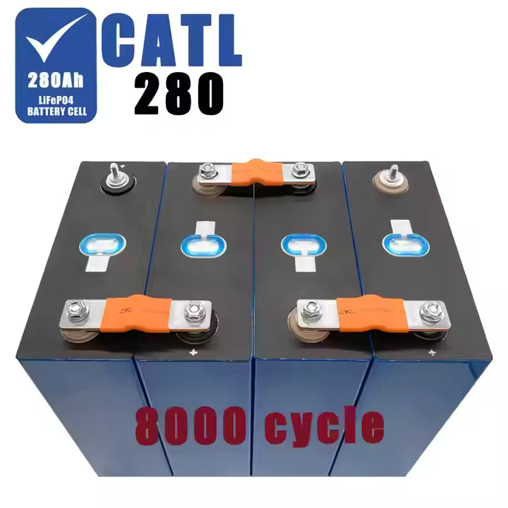 CATL 3,2V 280Ah 8000 Zyklen Klasse A LiFePO4-Zellen