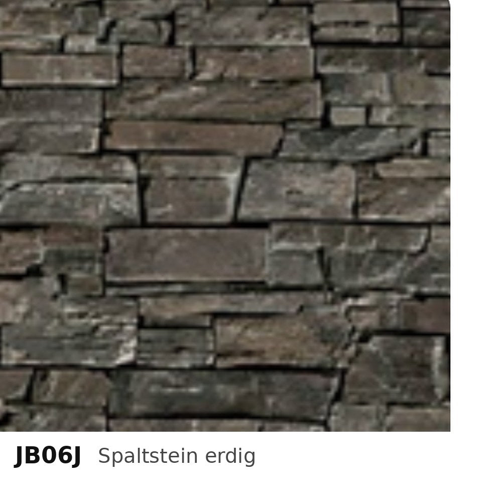 Budmat Fassadenlamellen Dekor JB06J Spaltstein erdig