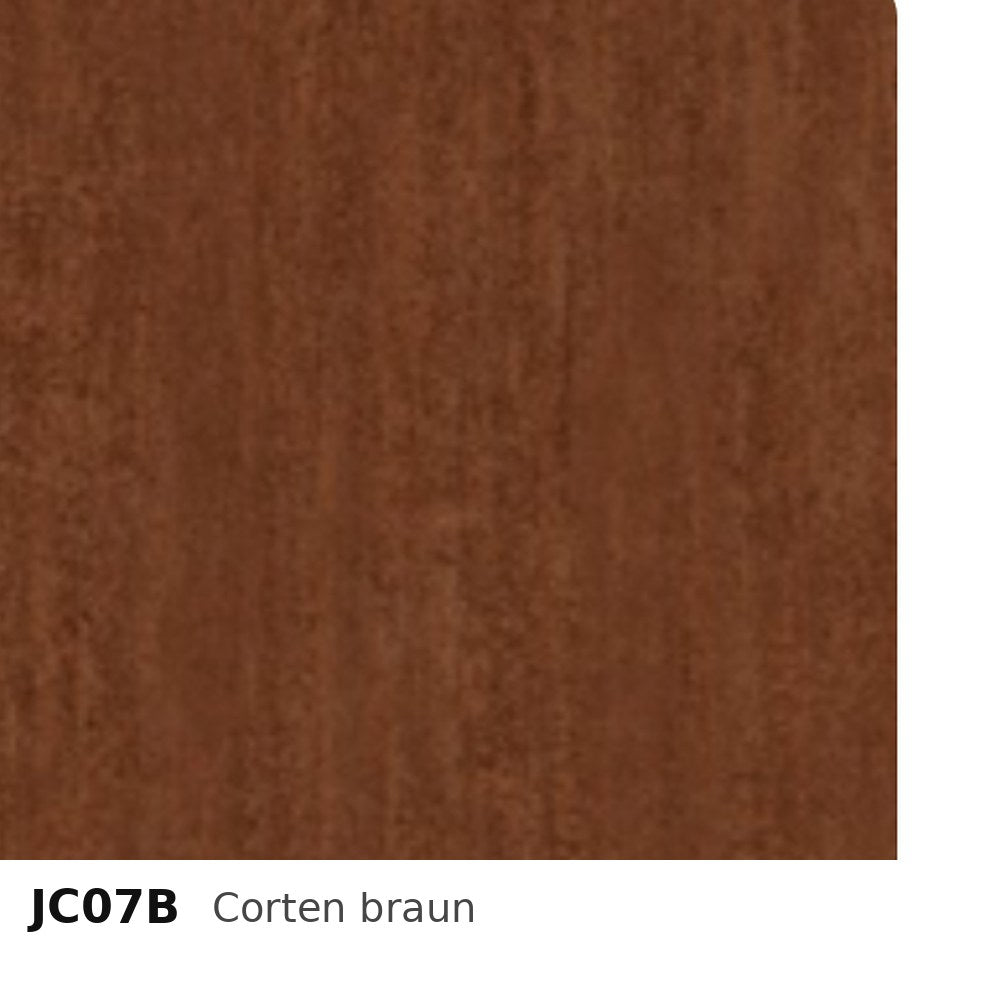 Budmat Fassadenlamellen Dekor JC07B Corten braun
