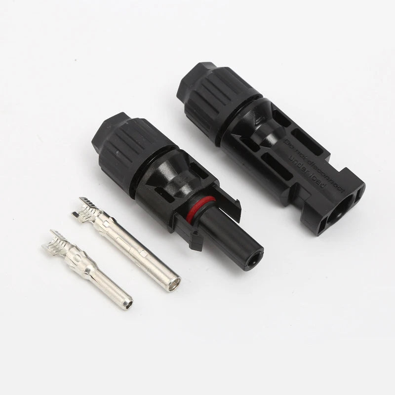 1/5/10 Paare DC Solarstecker 1000V 30A Panel Stecker Anschlüsse für PV/MC Kabel 2.5/4mm2 Hexagonal Flammhemmend - SmartHome-Energy
