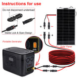 5/3M Doppelenden Solar-Verlängerungskabel mit Stecker 1000V/1500V PV DC-Stecker Solarkabel Photovoltaikdraht - SmartHome-Energy