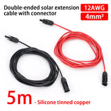 5/3M Doppelenden Solar-Verlängerungskabel mit Stecker 1000V/1500V PV DC-Stecker Solarkabel Photovoltaikdraht - SmartHome-Energy