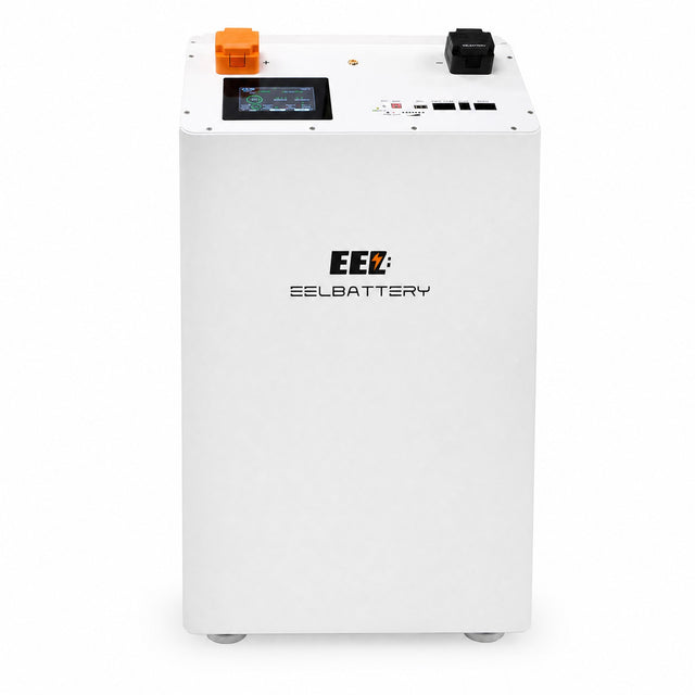 EEL V3 Batteriespeicher 16 kWh in vertikaler Bauform mit CATL 314 Ah Zellen und Touchscreen