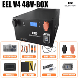 EEL V4 51,2 V 280AH 15kW Batteriebox mit EJ 200A BMS + 250A DC-Leistungsschalter - SmartHome-Energy