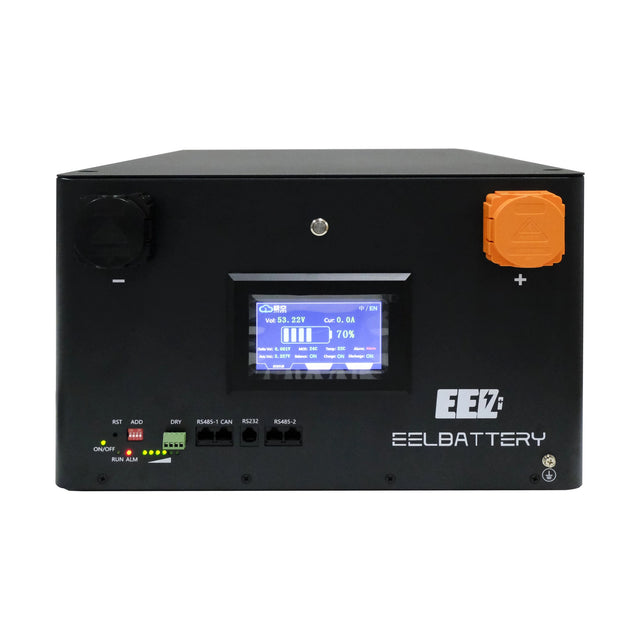 EEL V5 48V DIY-Batteriebox in vertikaler Bauform mit JK 200 A BMS und 250 A Sicherung