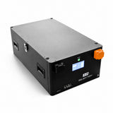 EEL XZH 48V DIY-Batteriebox 16S in Schwarz mit Seplos 3.0 200 A BMS und 4,3-Zoll-LCD