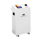EEL V2 48V DIY-Batteriebox vertikal aus seitlicher Perspektive mit Rollen
