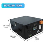 EEL 17 kWh Batteriespeicher Abmessungen 583 x 460 x 263 mm