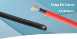 Solar Power Kabel 4/6mm2 
12/10AWG Kabel Photovoltaik 
TÜV 
Kabel für PV Paneel 
Rot Schwarz PVC Double Layer - SmartHome-Energy