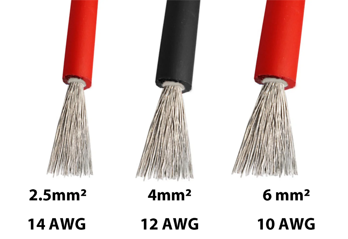 Solar Power Kabel 4/6mm2 
12/10AWG Kabel Photovoltaik 
TÜV 
Kabel für PV Paneel 
Rot Schwarz PVC Double Layer - SmartHome-Energy