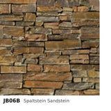Budmat Fassadenlamellen Dekor JB06B Spaltstein Sandstein