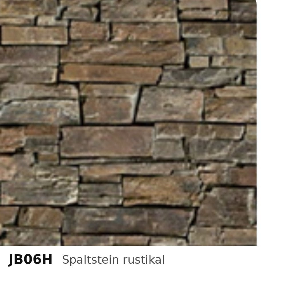 Budmat Fassadenlamellen Dekor JB06H Spaltstein rustikal