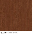 Budmat Fassadenlamellen Dekor JC07B Corten braun