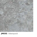 Budmat Fassadenlamellen Dekor JM03G Silberquarzit