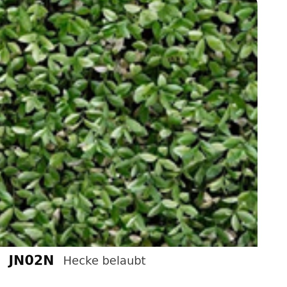Budmat Fassadenlamellen Dekor JN02N Hecke belaubt