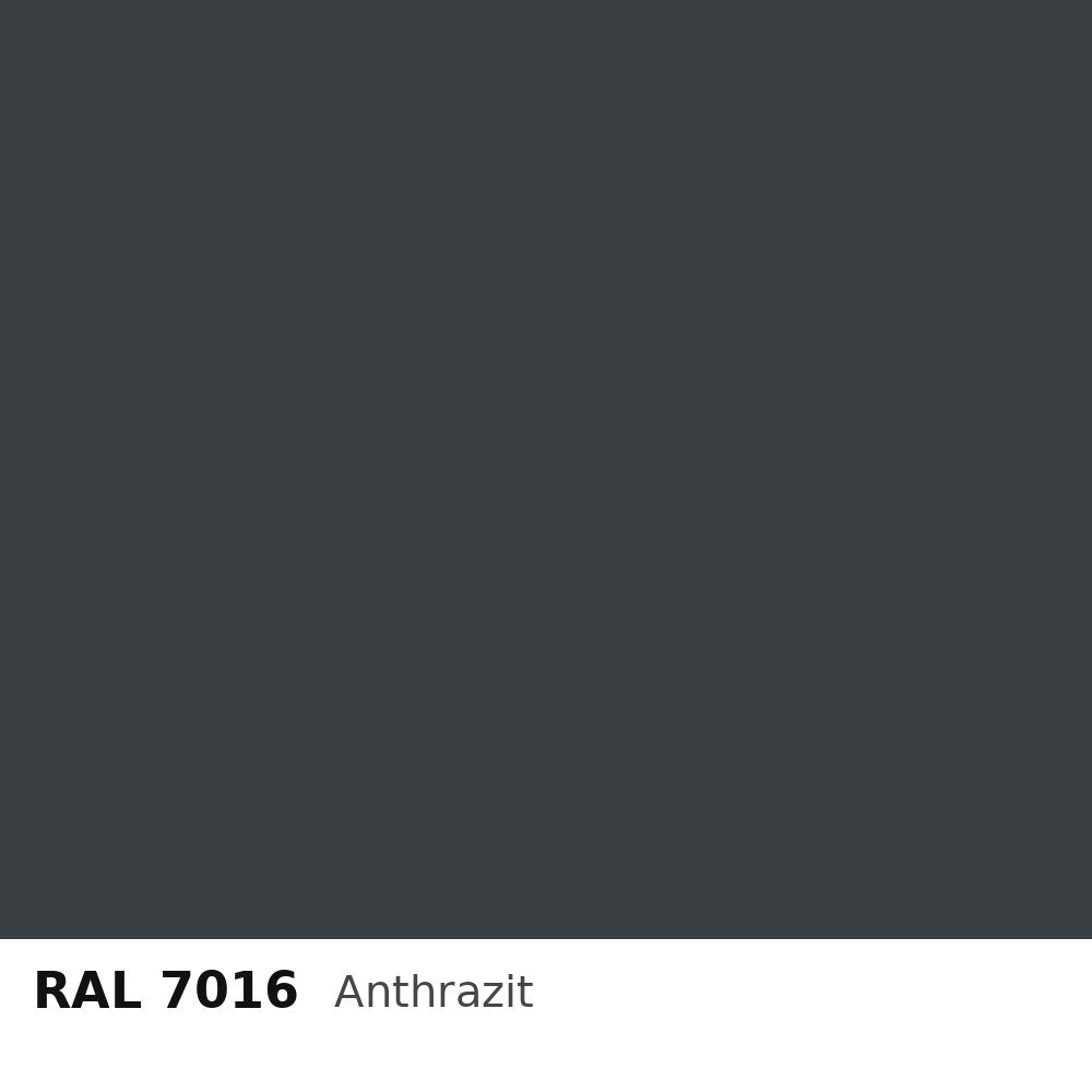 Budmat Fassadenlamellen Farbe RAL 7016 Anthrazit
