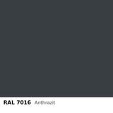Budmat Fassadenlamellen Farbe RAL 7016 Anthrazit