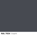 Budmat Fassadenlamellen Farbe RAL 7024 Graphit