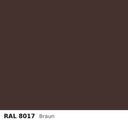 Budmat Fassadenlamellen Farbe RAL 8017 Braun