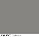 Budmat Fassadenlamellen Farbe RAL 9007 Dunkelsilber