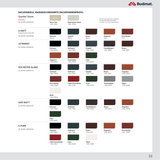 Budmat IRON Click Farbpalette – RAL-Farben je Beschichtung