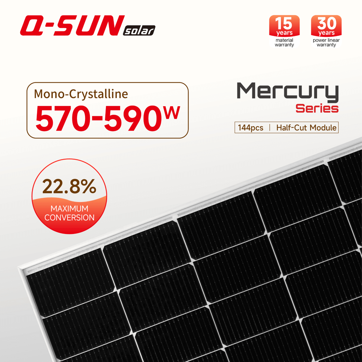Q-Sun QN-580HT-06 Solarmodul