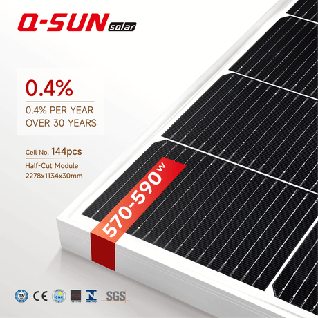 Q-Sun QN-580HT-06 Solarmodul