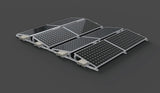 Enerack Ballasted-PRO Flachdachsystem 10° Ost-West-Aufständerung