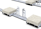 Enerack Ballasted-ULT Detail mit Hinterstützen und Ballast