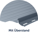 IRON Click Falz-Version: mit Ueberstand