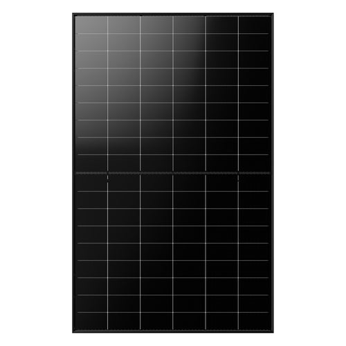 LONGi Hi-MO X10 LR7-54HVD-480M Transparent Design – Vorderseite, schwarzer Rahmen