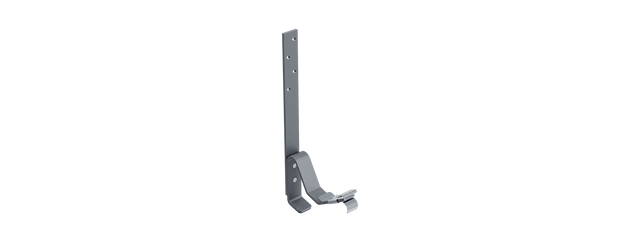 Verdeckter Sparren-Rinnenhaken L210 – Flamingo iQ – das quadratische Stahlrinnensystem