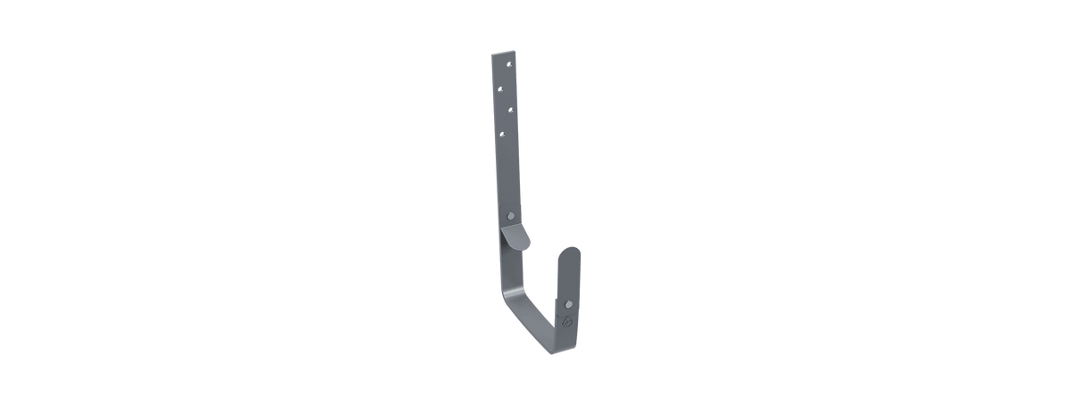 Sparrenrinnenhaken mit Flachblech L210 – Flamingo iQ – das quadratische Stahlrinnensystem