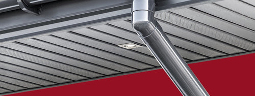 Budmat PVC-Dachuntersicht montiert